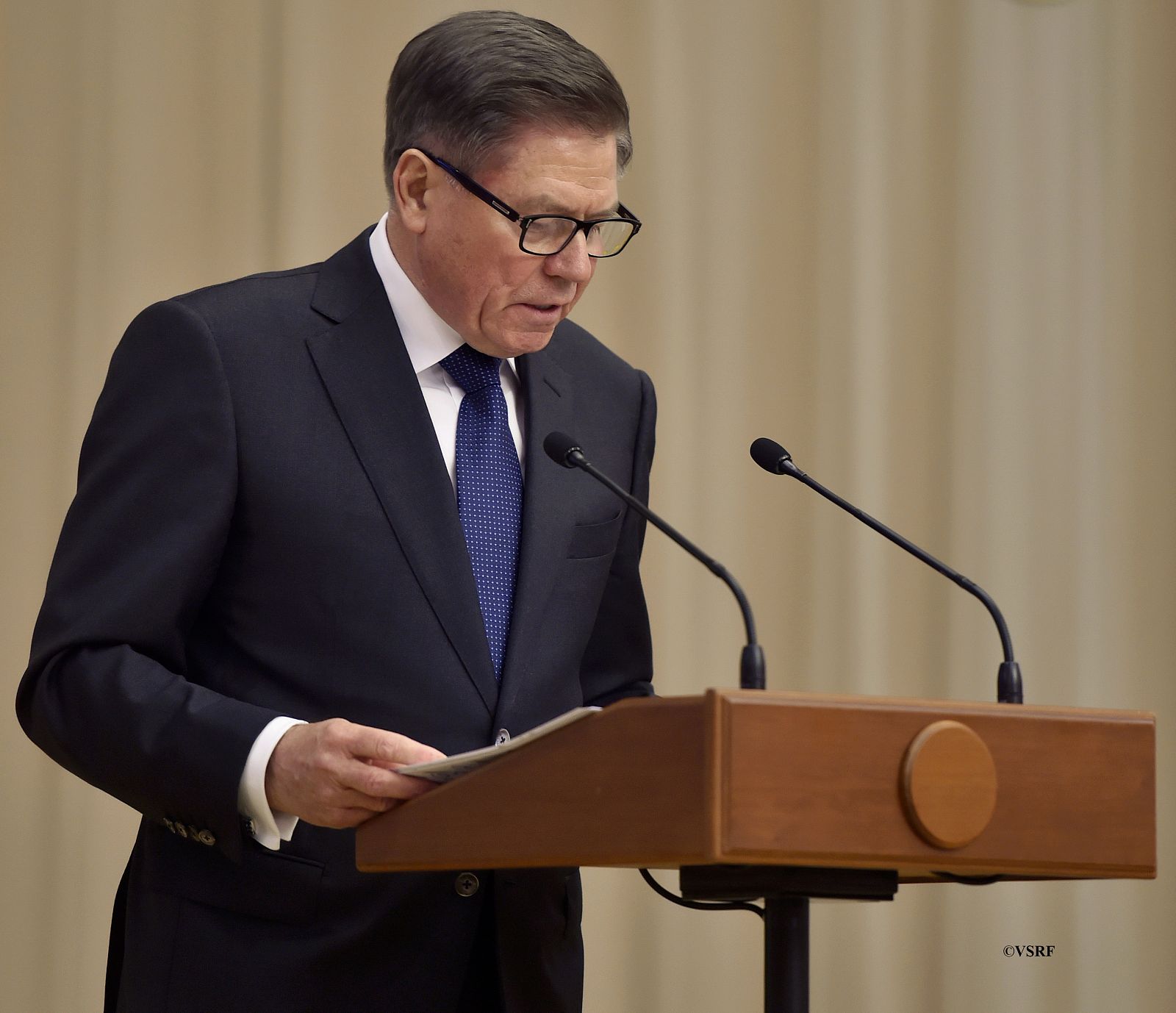 Выступление Председателя Верховного Суда Российской Федерации Вячеслава Михайловича Лебедева на торжественном заседании, посвященном 95-летию со дня основания Верховного Суда Российской Федерации (Москва, 23 января 2018 года)
